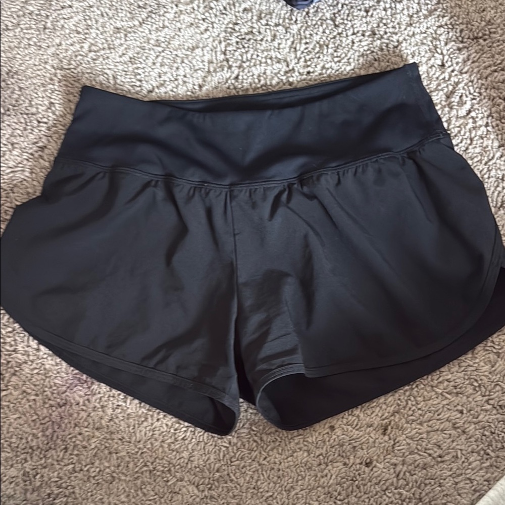 Women's Black Athletic Shorts